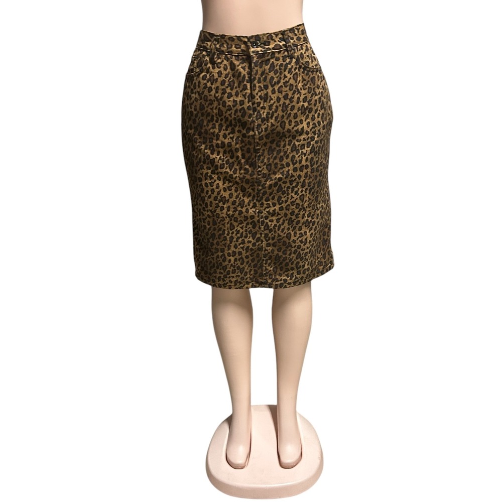 Lauren Ralph Lauren Leopard Print Pencil Skirt